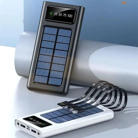 SolarCharge Pal with Integrated Cables