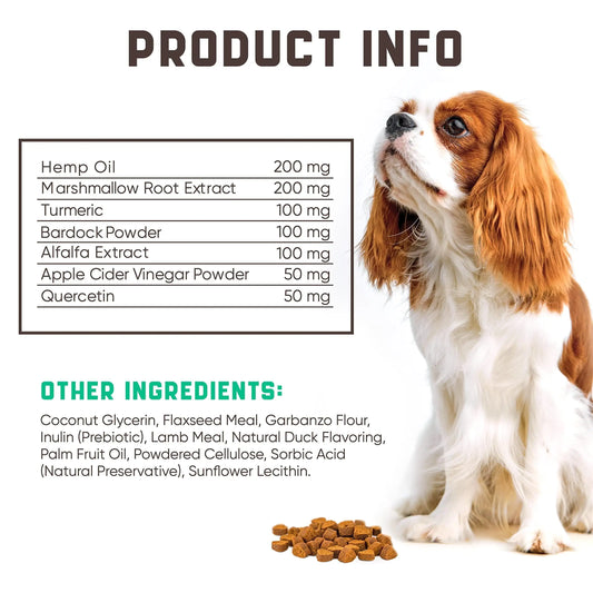 Allergy Relief Probiotic Dog Chews with Apple Cider