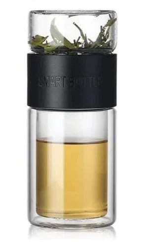 Travel-Ready Dual-Layer Glass Tea Brewer