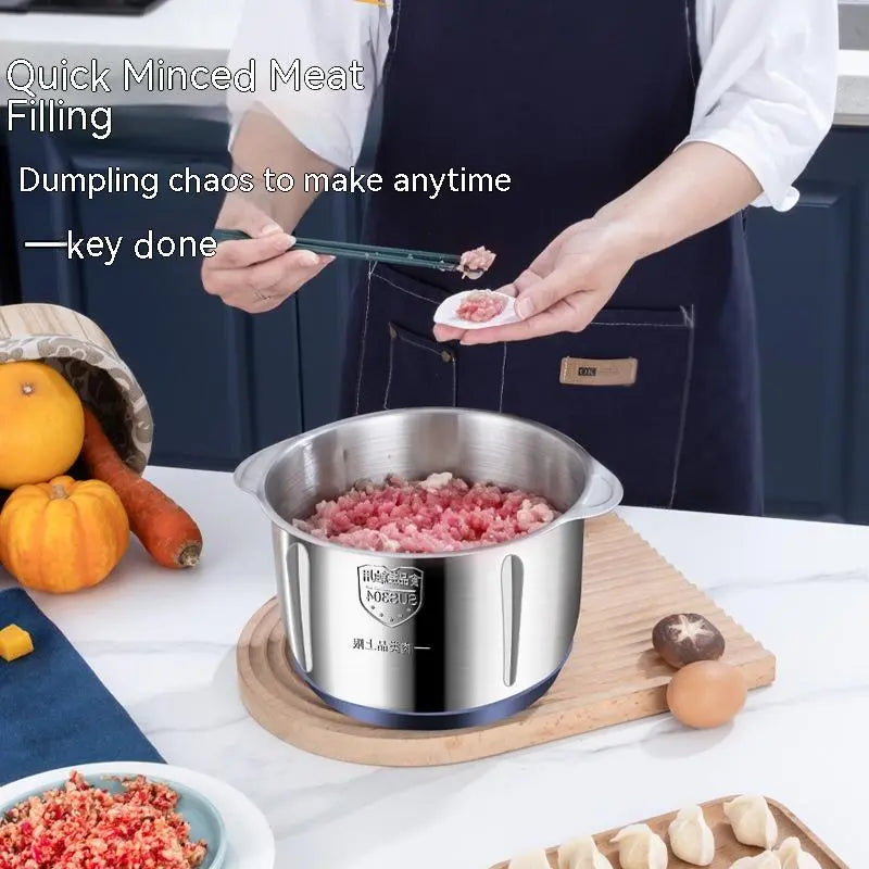 Sleek Steel Meat Processor