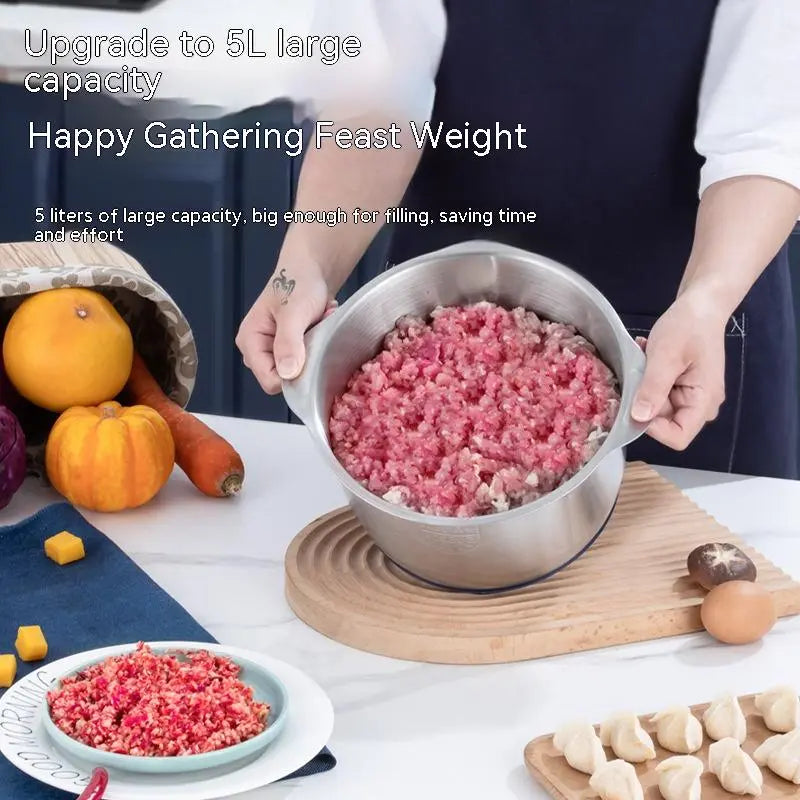 Sleek Steel Meat Processor