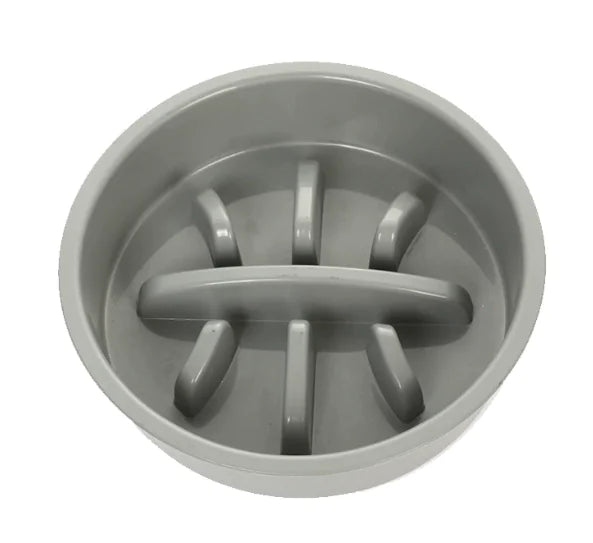 Adjustable Height Slow-Feed Dog Bowl