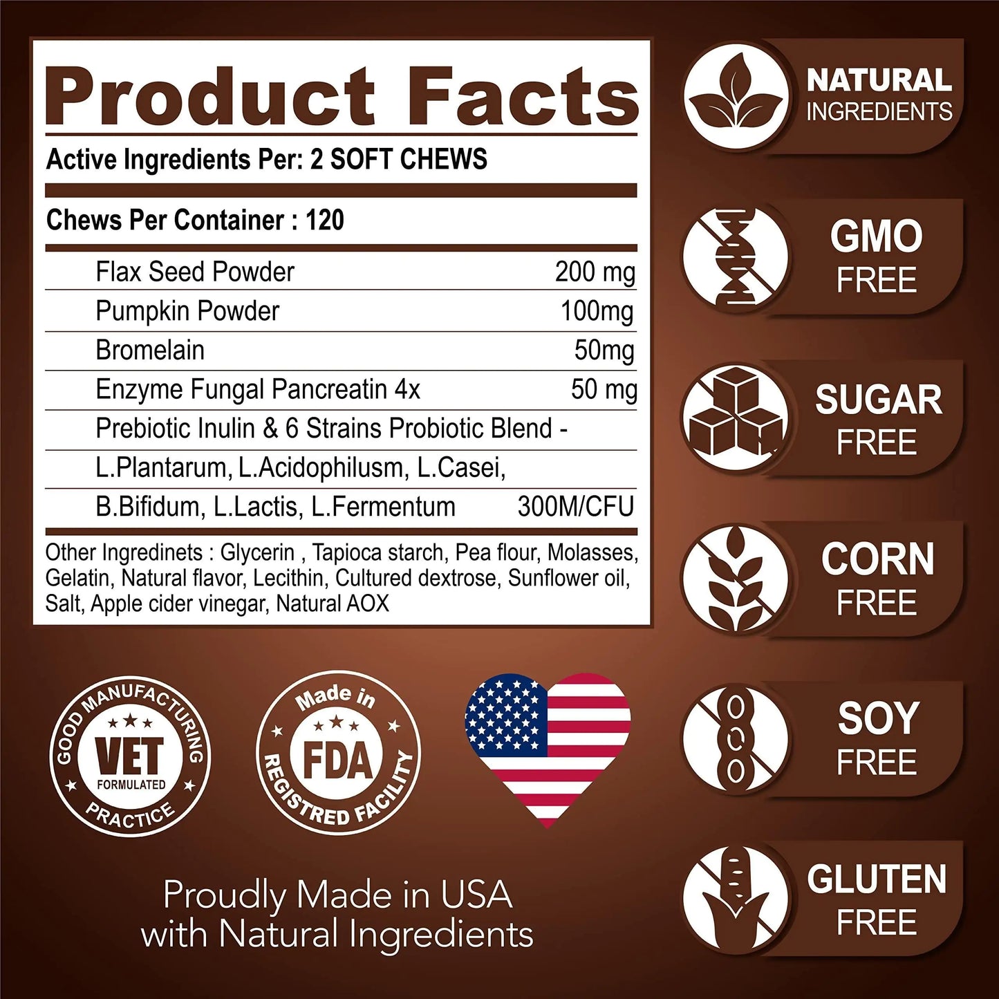 Healthy Digest Fiber Chews for Dogs